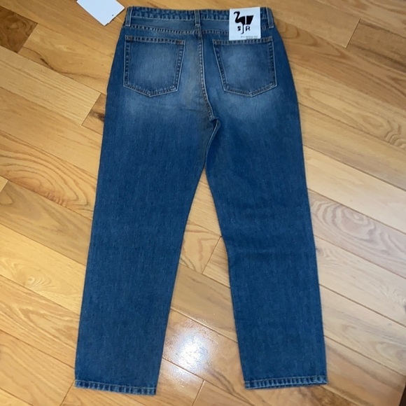 NWT Sandrine Rose Straight Fit Boyfriend Jean with distressing, size 30 - Picture 5 of 12